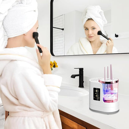 Brush cleaner 3-in-1
