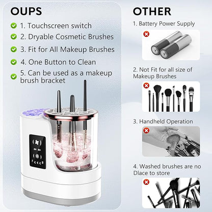 Brush cleaner 3-in-1