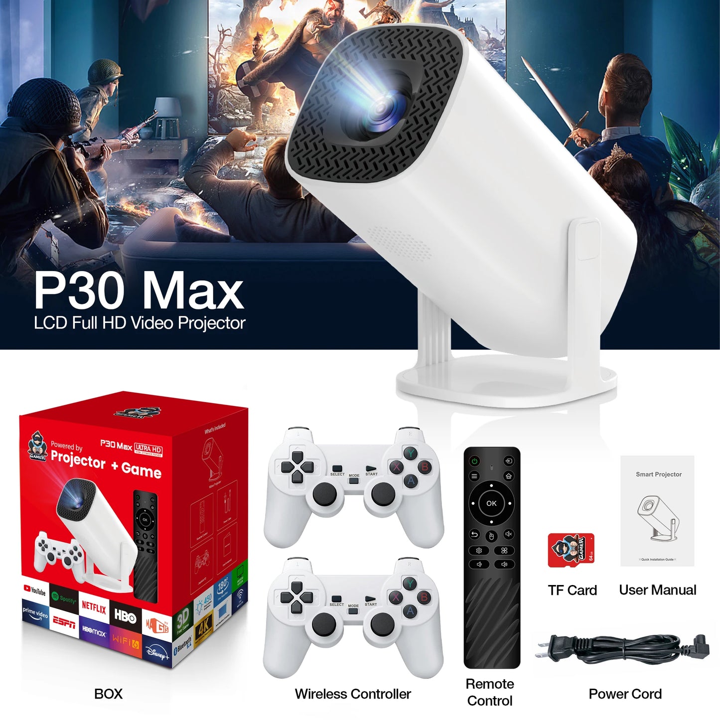 P30 Max Game&Projector