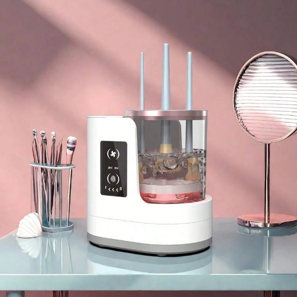 Brush cleaner 3-in-1